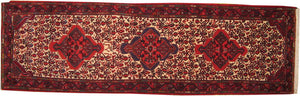 Alfombra persa, Hamedan, 284x88 cm.