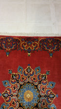 Alfombra persa Kashan Antiqua, 527x103 cm.
