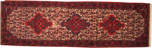 Alfombra persa, Hamedan, 284x88 cm.