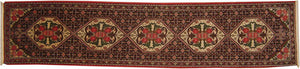 Alfombra persa, Abadeh, 250x054 cm.