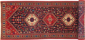 Alfombra persa, Abadeh, 290x0,83 cm.