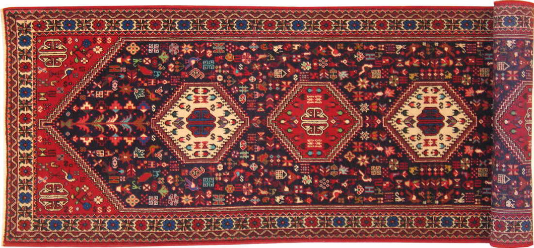 Alfombra persa, Abadeh, 290x0,83 cm.
