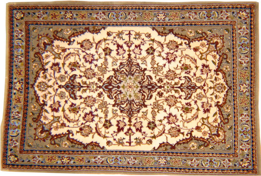 Alfombra persa, Esfahan, 100x068 cm.