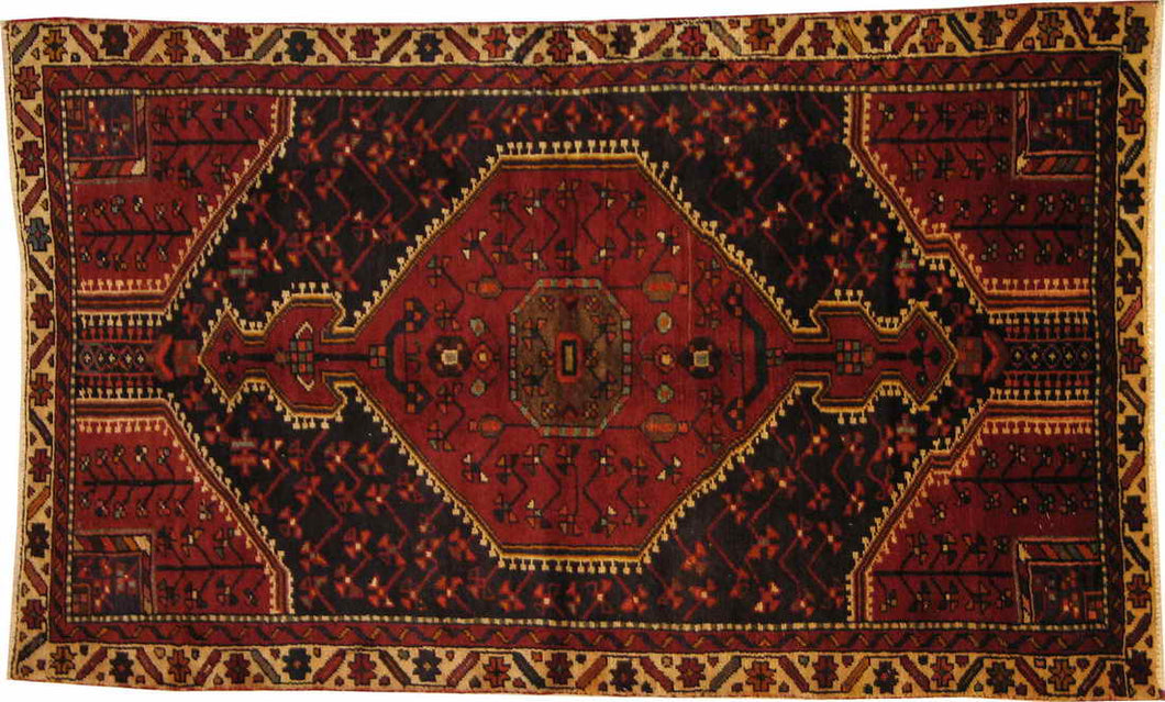 Alfombra persa, Hamedan, 188x115 cm.