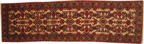 Alfombra persa, Hamedan, 273x076 cm.