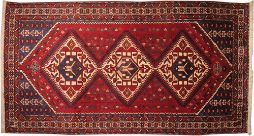 Alfombra persa, Henigun, 299x159 cm.