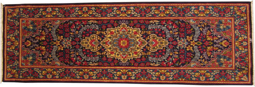 Alfombra persa, Kerman, 238x076 cm.