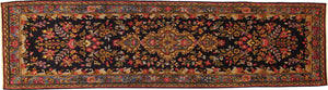 Alfombra persa, Kerman, 254x068 cm.