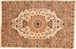 Alfombra persa, Yazd, 155x103 cm.