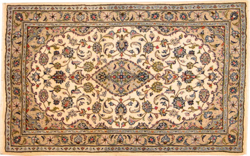 Alfombra persa, Yazd, 157x100 cm.