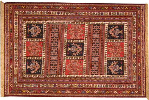 Kilim persa, Sirjan, 157x107 cm.