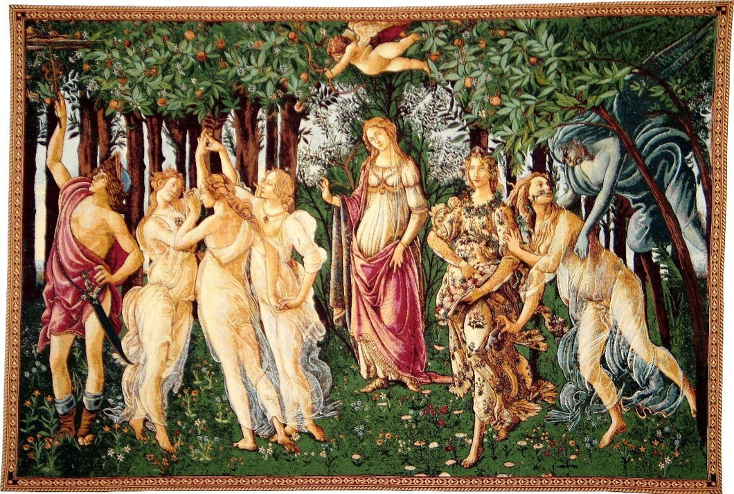 La Primavera, Botticelli,(1482) 095 x 140 cm.