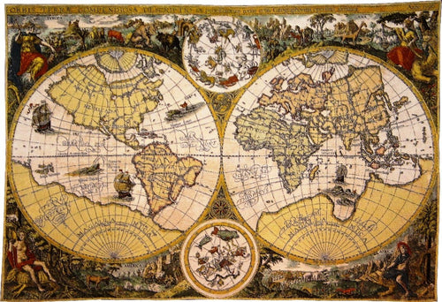Mapa mundi, 098X143 cm. (Más Medidas) 