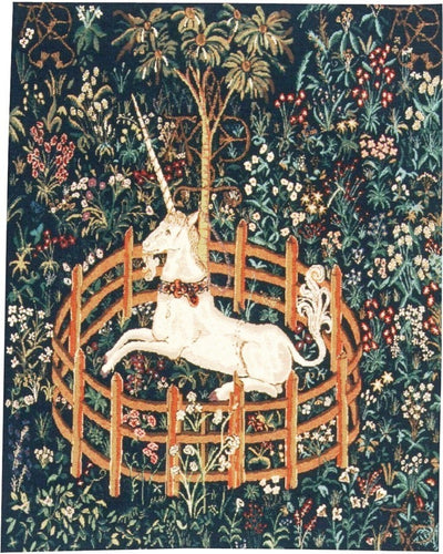 Unicornio en Cautiverio, 176 x 135 cm.