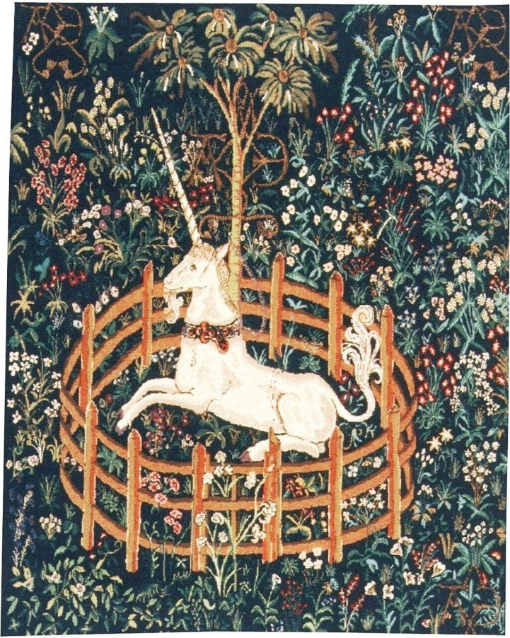 Unicornio en Cautiverio, 087 x 068 cm.