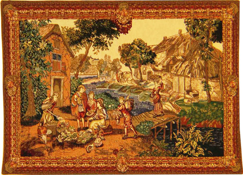 Mercado Medieval, 087 x 122 cm.