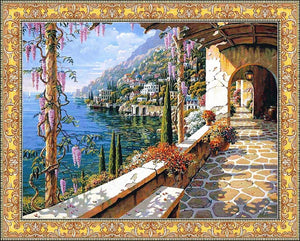 Villa en Capri, 096 x 120 cm.