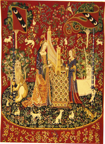 La Dama y el Órgano, 177 x 131 cm.