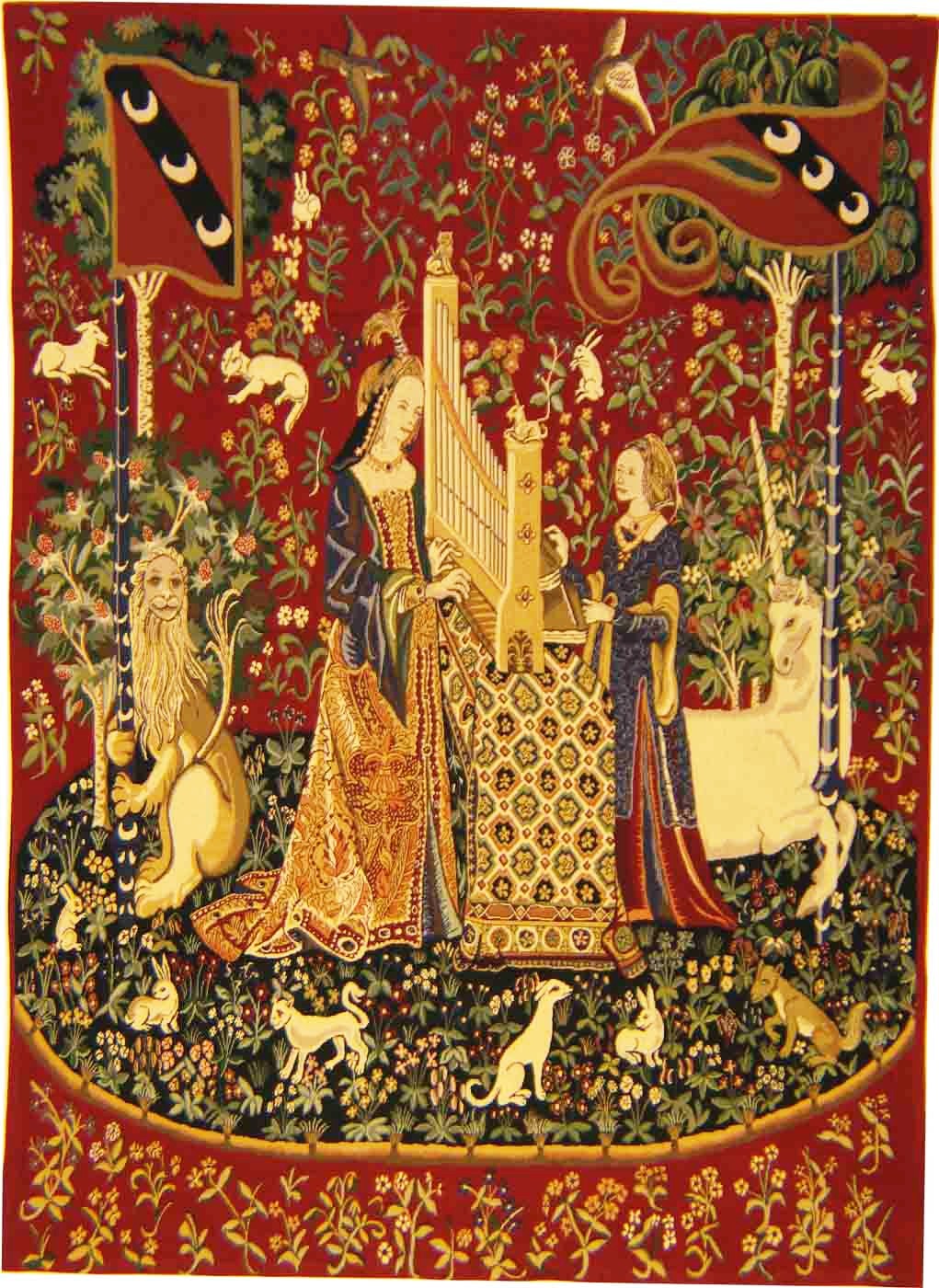 La Dama y el Órgano, 177 x 131 cm.