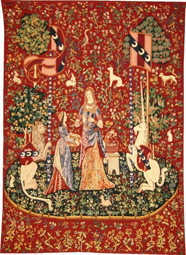 La Dama y el Unicornio (el olor), 177 x 127 cm.