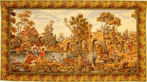 Las Lavanderas, 125 x 225 cm.